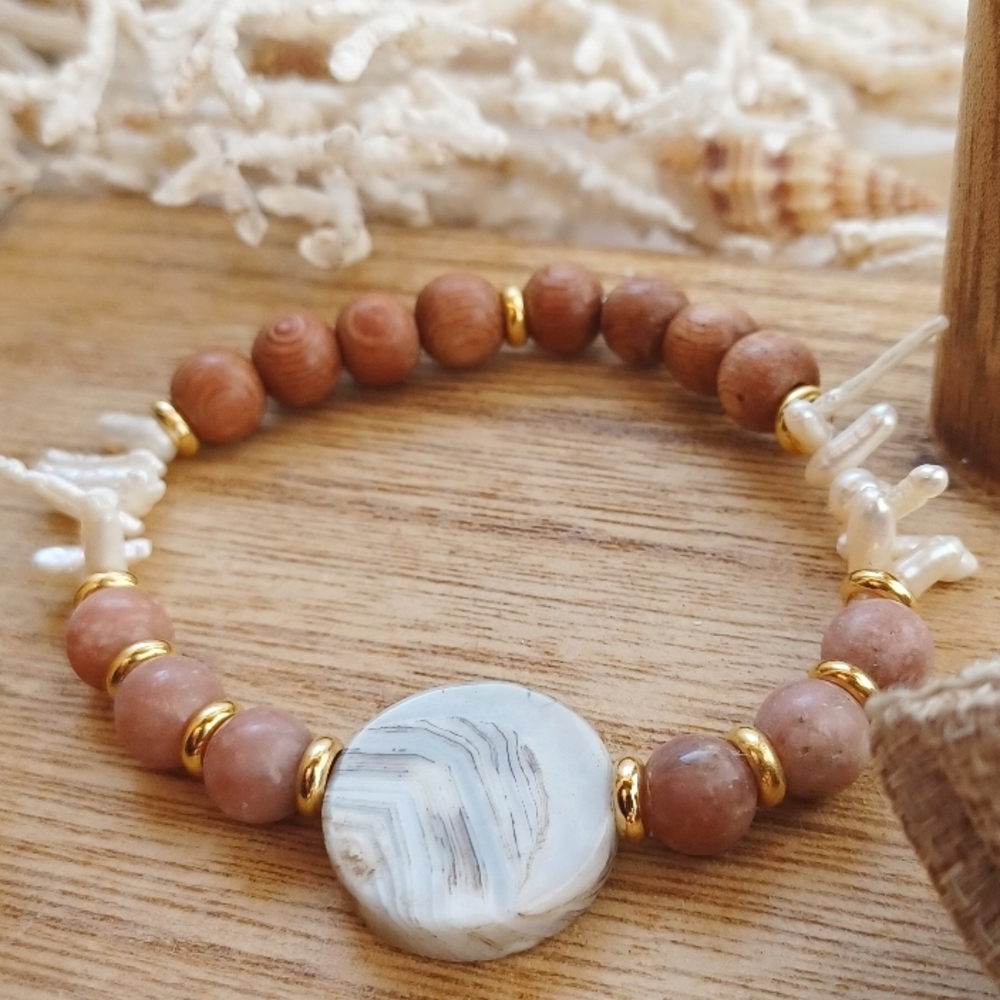 Oil Diffuser Beaded Bracelet